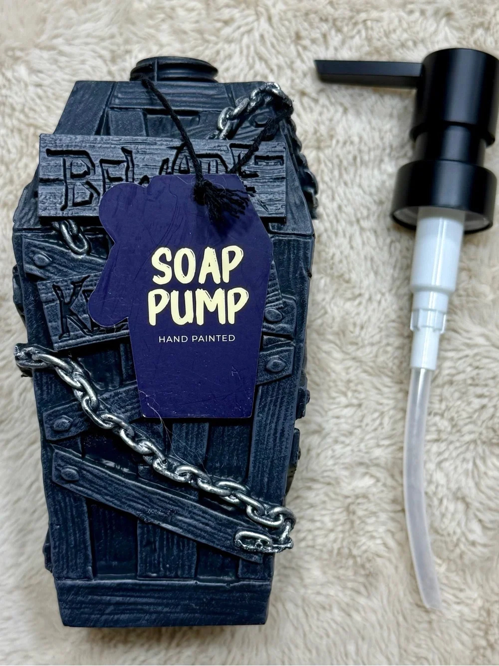 Halloween Coffin Soap Pump